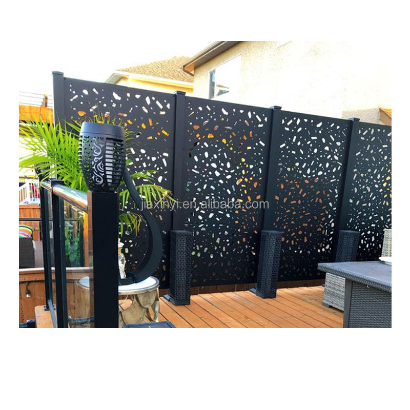 Decorative Laser Cut Wrought Iron Screens Iron Panel