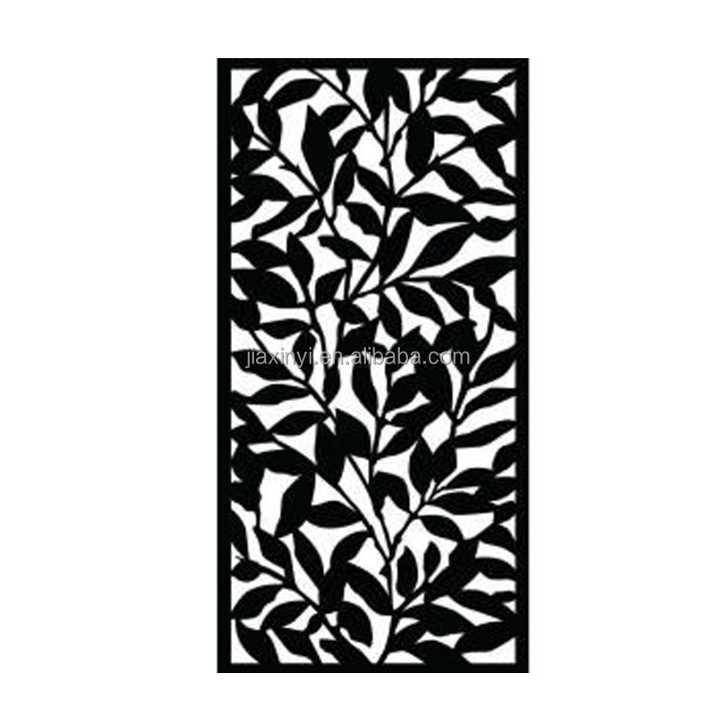 Decorative Laser Cut Wrought Iron Screens Iron Panel