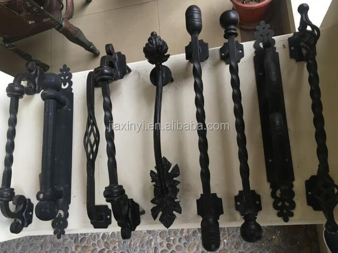 Modern Laser Cut Metal Door Double Wrought Iron Door Design Iron Gate for Sale