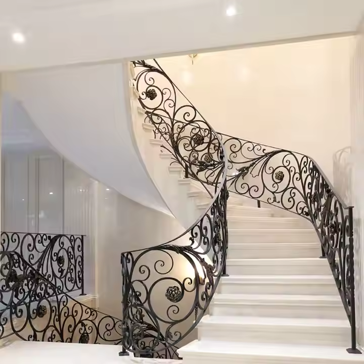 Large Black Glass Pivot Entry Swing Design Economical Interior Windows Grill Wrought Iron Exterior French for Hotels Steel Sale