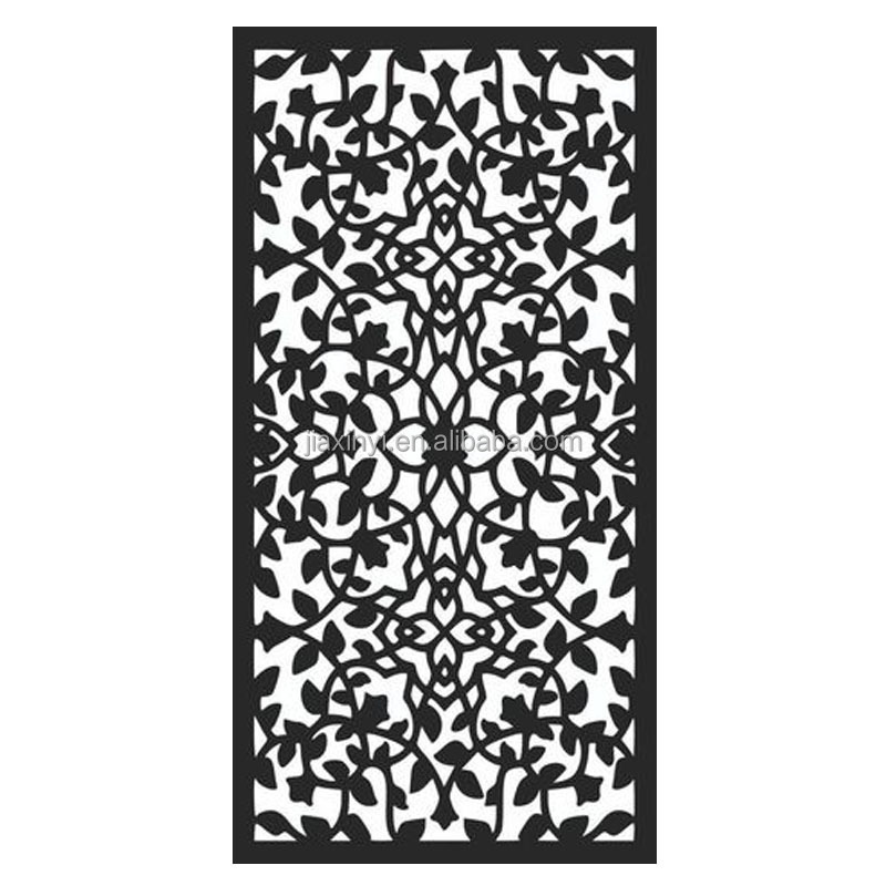 Decorative Laser Cut Wrought Iron Screens Iron Panel