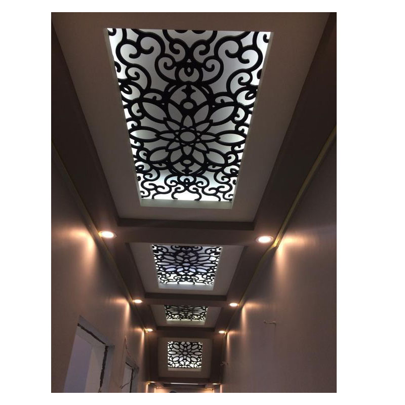 Decorative Laser Cut Wrought Iron Screens Iron Panel