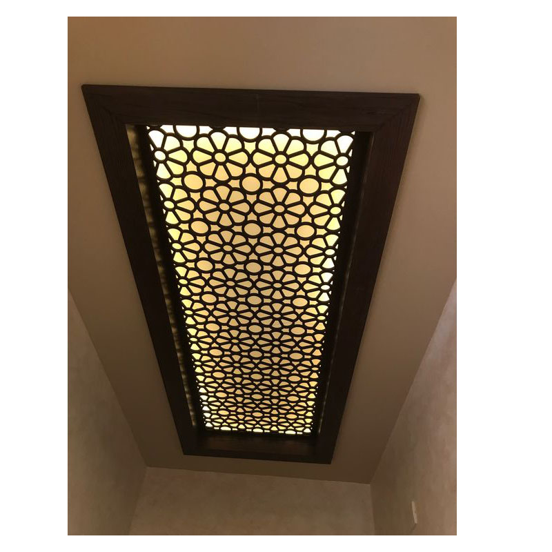 Decorative Laser Cut Wrought Iron Screens Iron Panel