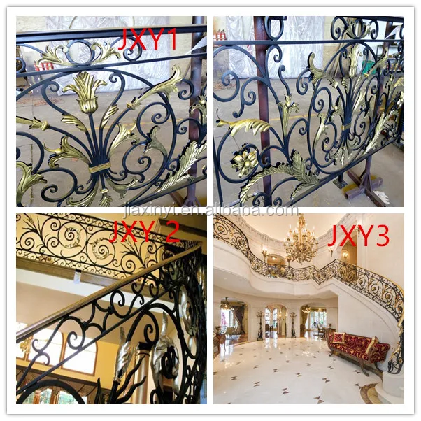 Latest Wrought Iron Stair Railing Modern Designs